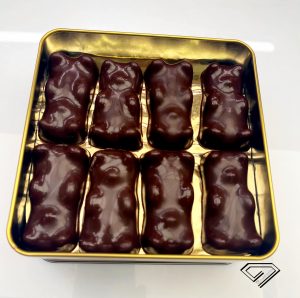 Oursons chocolat noir , guimauve à la vanille de  MADAGASCAR